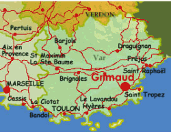Grimaud property map
