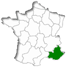 Régusse property map